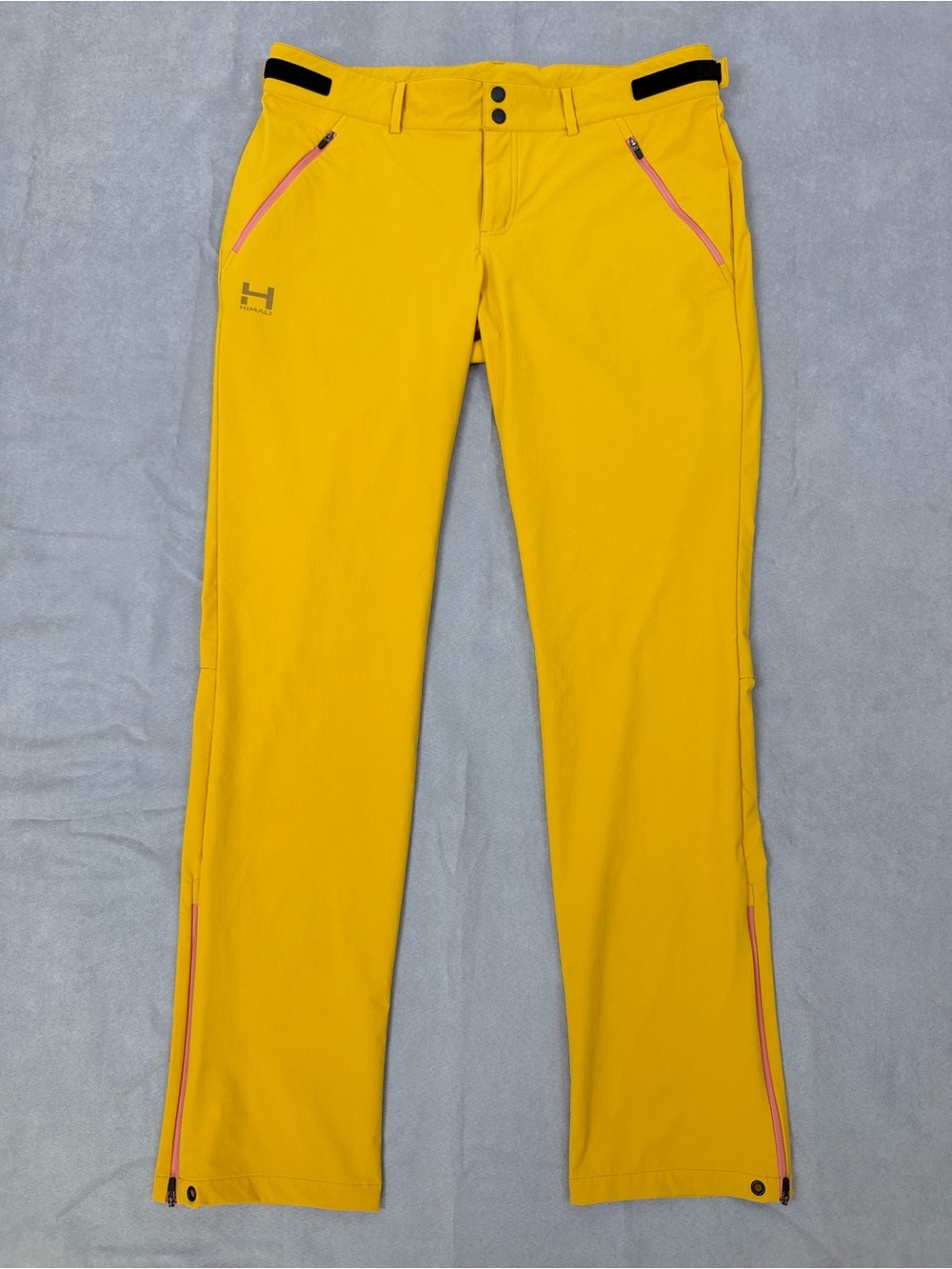 HIMALI Guide Flex Pants Men’s Yellow Stretch Hiking Mountaineering